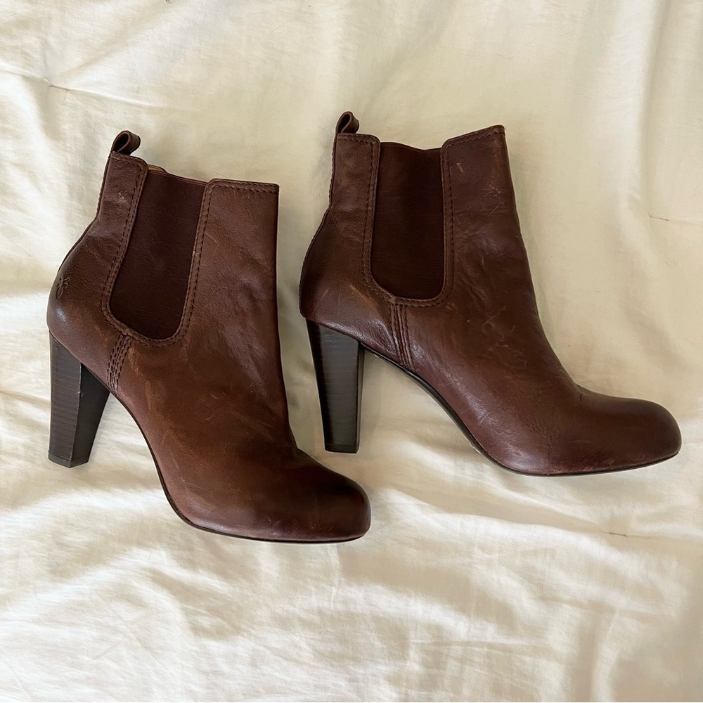 Frye Miranda Chelsea Boot Brown Leather Size 11 - Picture 2 of 14